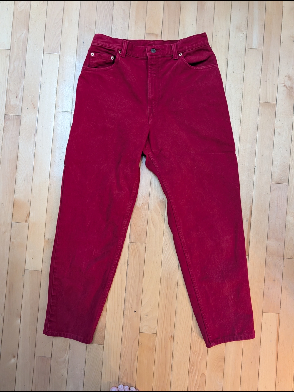 Levi's 551 Dark Red Jeans